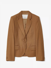 Load image into Gallery viewer, DAGMAR Short Pleated Blazer - Tobacco Brown
