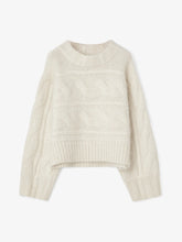 Load image into Gallery viewer, DAGMAR Curved Cable Knit, Off White
