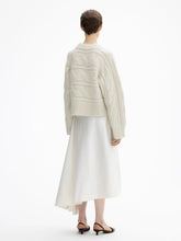 Load image into Gallery viewer, DAGMAR Curved Cable Knit, Off White
