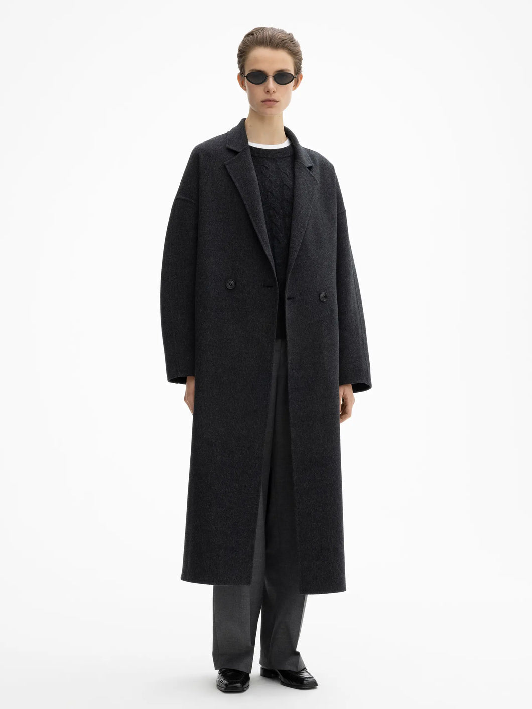 DAGMAR Doublé Coat, Graphite Grey