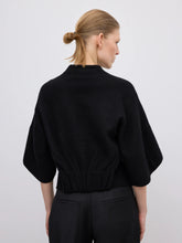 Load image into Gallery viewer, DAGMAR Short Wool Cardigan, Black
