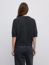Load image into Gallery viewer, DAGMAR Brushed Cardigan Top, Dark Grey Melange
