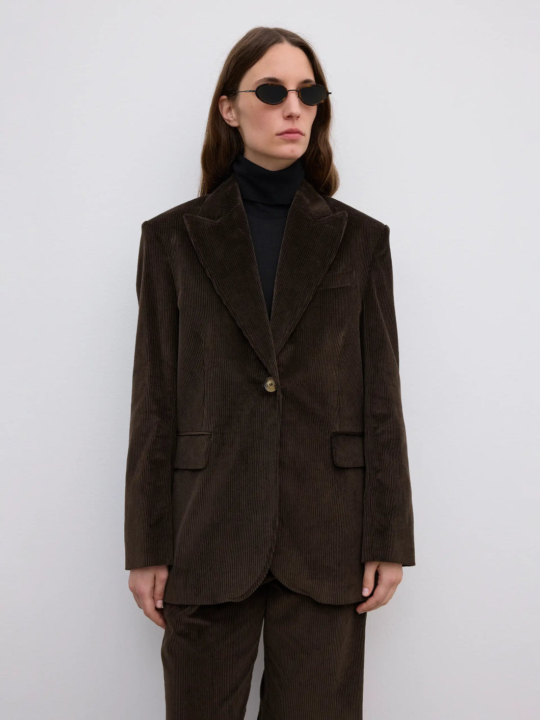 DAGMAR Corduroy Blazer, Cacao