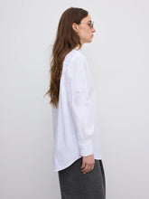 Load image into Gallery viewer, DAGMAR Relaxed Poplin Shirt, White
