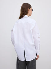 Load image into Gallery viewer, DAGMAR Relaxed Poplin Shirt, White
