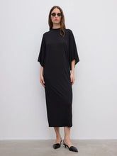 Load image into Gallery viewer, DAGMAR Jersey Kimono Dress, Black
