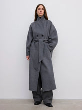 Load image into Gallery viewer, DAGMAR Relaxed Doublé Coat, Grey Melange

