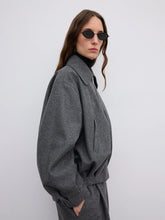 Load image into Gallery viewer, DAGMAR Wool Felt Blouson Jacket, Grey
