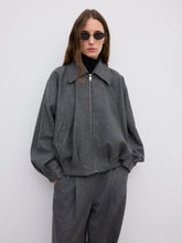 Load image into Gallery viewer, DAGMAR Wool Felt Blouson Jacket, Grey
