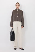 Load image into Gallery viewer, Lou Lou de Saison Nyma cropped jacket - Grey Melange
