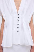 Load image into Gallery viewer, DAGMAR Cinched Cotton Top
