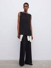 Load image into Gallery viewer, DAGMAR Sleeveless Crepe Top, Black
