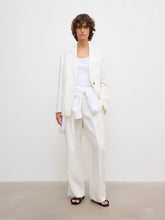 Load image into Gallery viewer, DAGMAR Sb Linen Blazer, White
