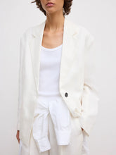 Load image into Gallery viewer, DAGMAR Sb Linen Blazer, White
