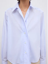 Load image into Gallery viewer, DAGMAR Cropped Shirt, Light Blue Wash

