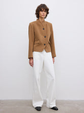 Load image into Gallery viewer, DAGMAR Short Curved Jacket, Camel
