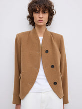 Load image into Gallery viewer, DAGMAR Short Curved Jacket, Camel
