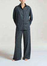Load image into Gallery viewer, ASCENO Austin Wide Leg Trouser, Charcoal

