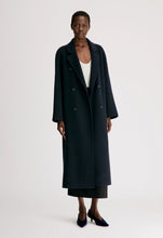Load image into Gallery viewer, LouLou de Saison Irvin Long Wool Cashmere Coat - Navy
