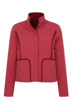 Load image into Gallery viewer, FRAUENSCHUH ClaraMulti, Quilted and Loden Jacket, Poppy
