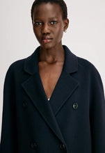Load image into Gallery viewer, LouLou de Saison Irvin Long Wool Cashmere Coat - Navy
