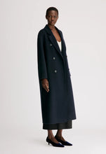 Load image into Gallery viewer, LouLou de Saison Irvin Long Wool Cashmere Coat - Navy
