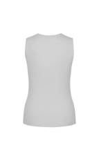 Load image into Gallery viewer, FRAUENSCHUH Lavinia Rubino Knit Sleeveless Top, Creme
