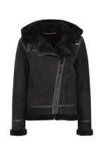 Load image into Gallery viewer, FRAUENSCHUH Nora MV Shearling Biker Jacket
