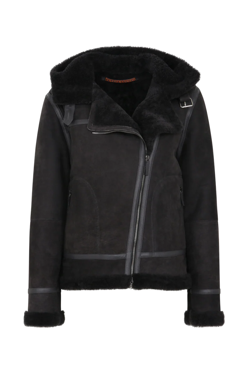 FRAUENSCHUH Nora MV Shearling Biker Jacket