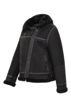 Load image into Gallery viewer, FRAUENSCHUH Nora MV Shearling Biker Jacket
