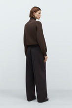 Load image into Gallery viewer, CORDERA Pleated Relaxed Pant - Dark Brown
