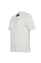 Load image into Gallery viewer, FRAUENSCHUH Myla Cotton Pique Polo Shirt, Sandstone
