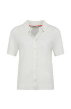 Load image into Gallery viewer, FRAUENSCHUH Myla Cotton Pique Polo Shirt, Sandstone
