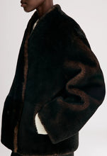 Load image into Gallery viewer, LouLou de Saison Catherine Reversible Merino Shearling Jacket  - dark brown
