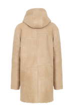 Load image into Gallery viewer, FRAUENSCHUH Olivera Lambskin Coat, Sesame
