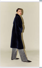 Load image into Gallery viewer, Inès &amp; Maréchal Noble Shearling Coat - Marine
