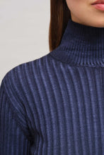 Load image into Gallery viewer, FRAUENSCHUH MarleenDyed Turtleneck, Midnight
