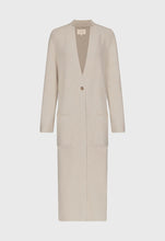 Load image into Gallery viewer, Lou Lou de Saison Smet Yak Blend Maxi Cardigan - Stone Melange
