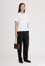 Load image into Gallery viewer, Loulou Studio Telanto Cotton Tee - White
