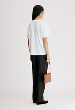 Load image into Gallery viewer, Loulou Studio Telanto Cotton Tee - White
