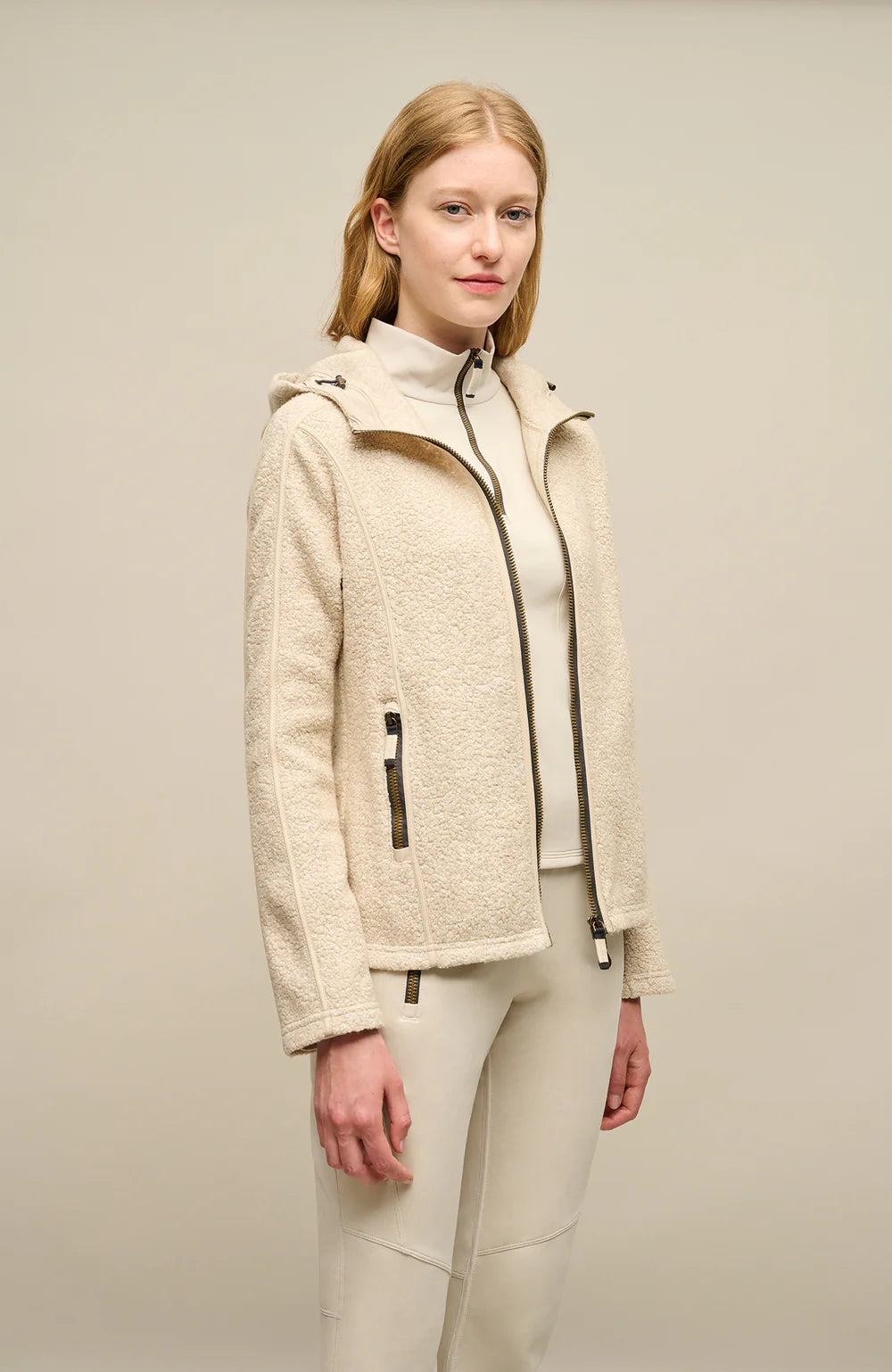 FRAUENSCHUH Rania Cashmere Teddy, Caramel