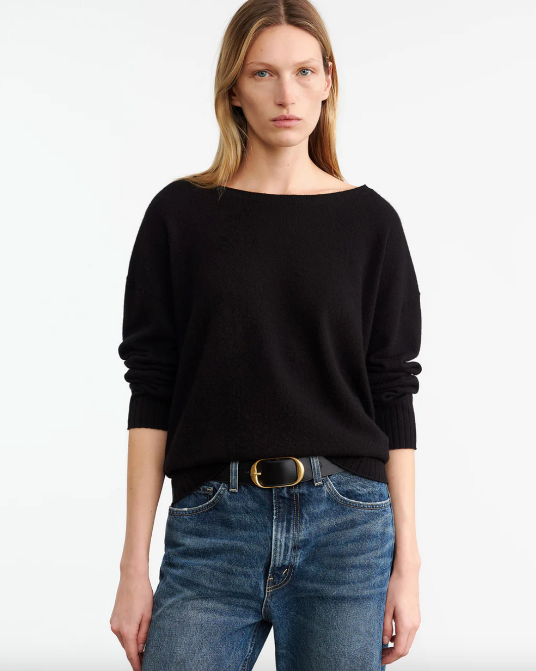 Nili Lotan Boyfriend Sweater - Black