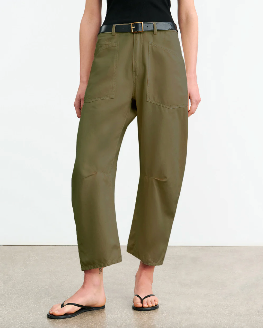 Nili Lotan Shon Linen Pant, Olive Green – M. STUDIO