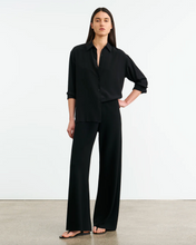 Load image into Gallery viewer, Nili Lotan Marlow Wide Leg Pant, Black
