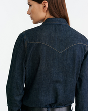 Load image into Gallery viewer, Nili Lotan Travis Shirt, Indigo Rinse
