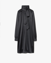 Load image into Gallery viewer, Nili Lotan Grenelle Tie Neck Dress, Black
