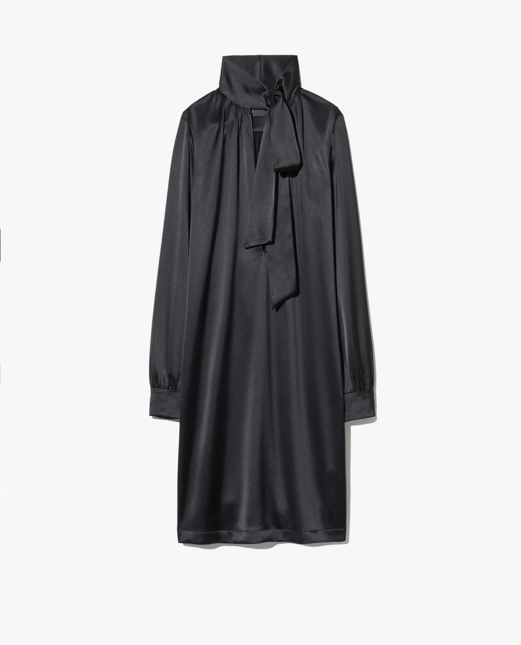 Nili Lotan Grenelle Tie Neck Dress, Black