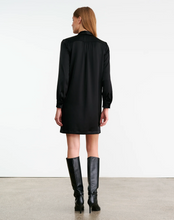 Load image into Gallery viewer, Nili Lotan Grenelle Tie Neck Dress, Black
