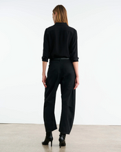 Load image into Gallery viewer, Nili Lotan, Shon Cotton Pant - Jet Black
