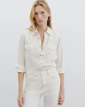 Load image into Gallery viewer, Nili Lotan Travis Shirt, Cream denim
